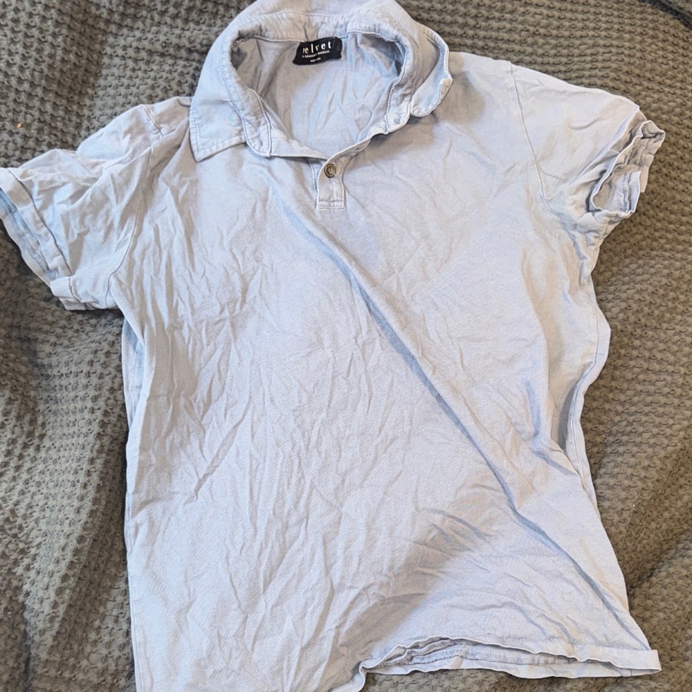 Velvet Men's Light Blue Polo Shirt